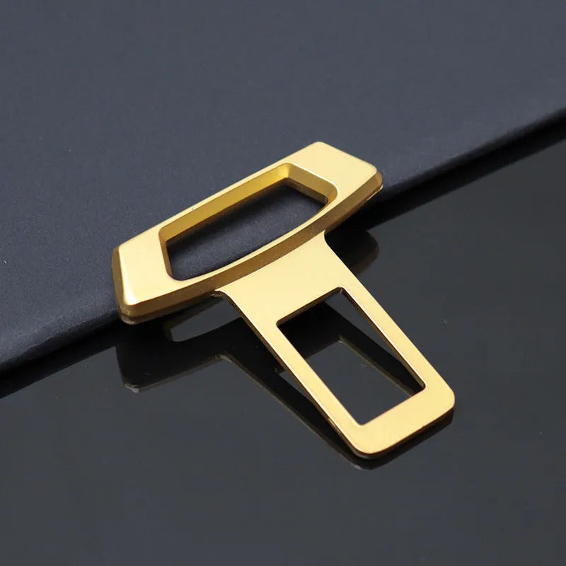 Car interior silencer insert in metal, showing matte black, gold, and silver colour options for noise reduction