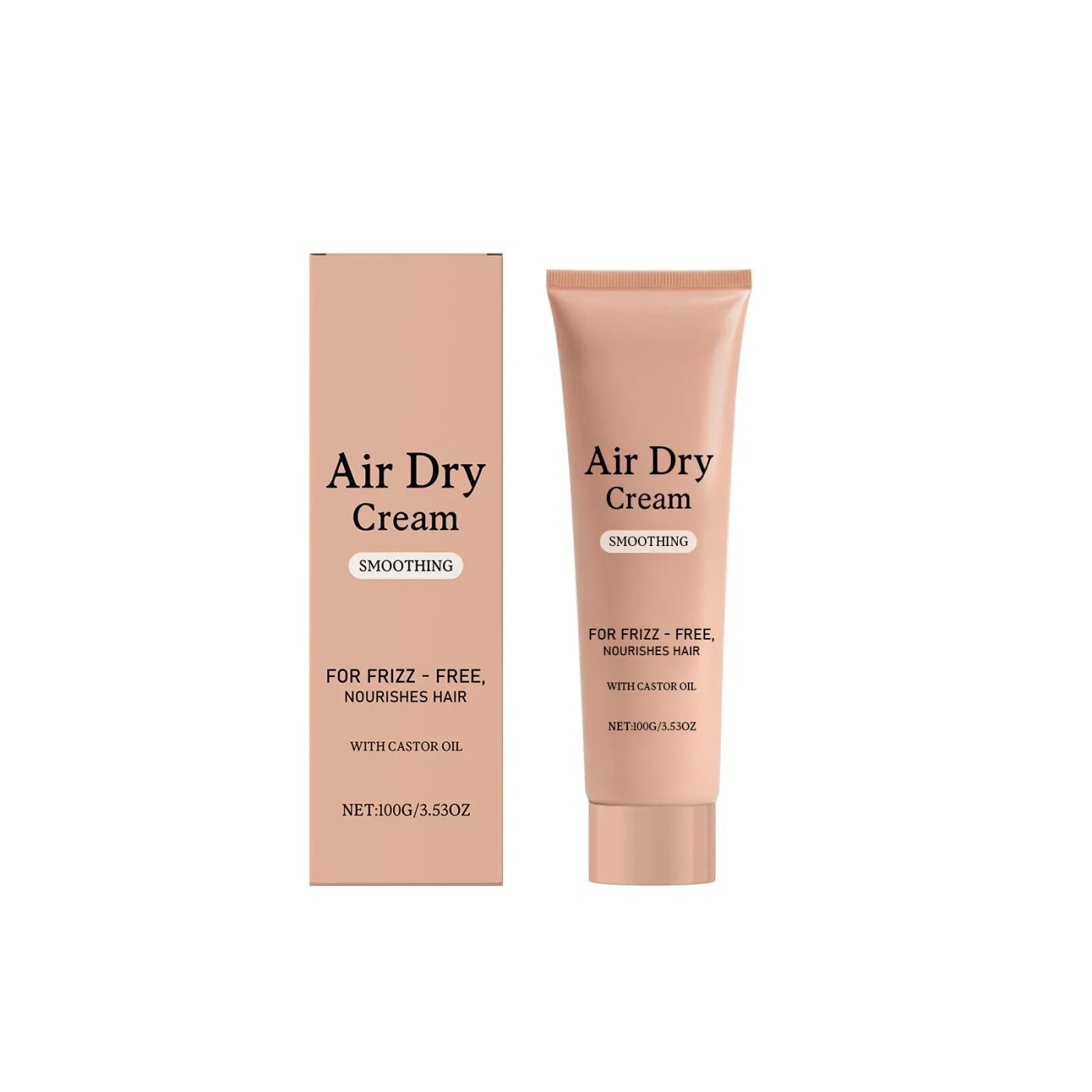 Hair Softening Care Cream in 100g container with keratin and coconut oil for frizz control