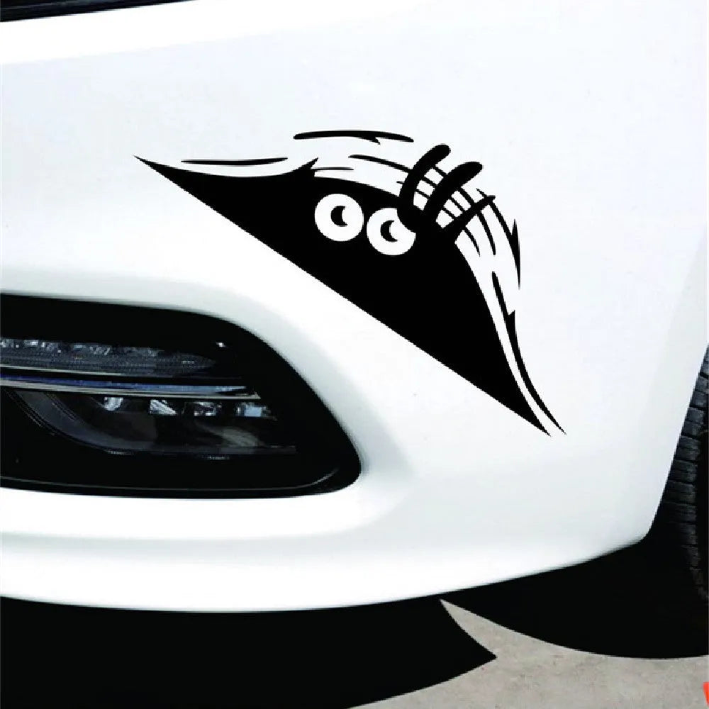 Self-adhesive body stickers showing four face designs on skin, each measuring 19cm by 7cm