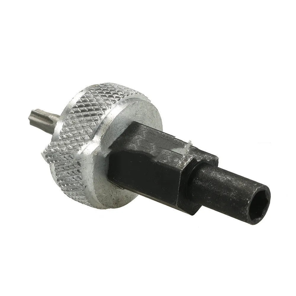 Carbon steel ignition module wrench with knurled aluminium knobs for removing 7/32" hex bolts and T20 star drive heads
