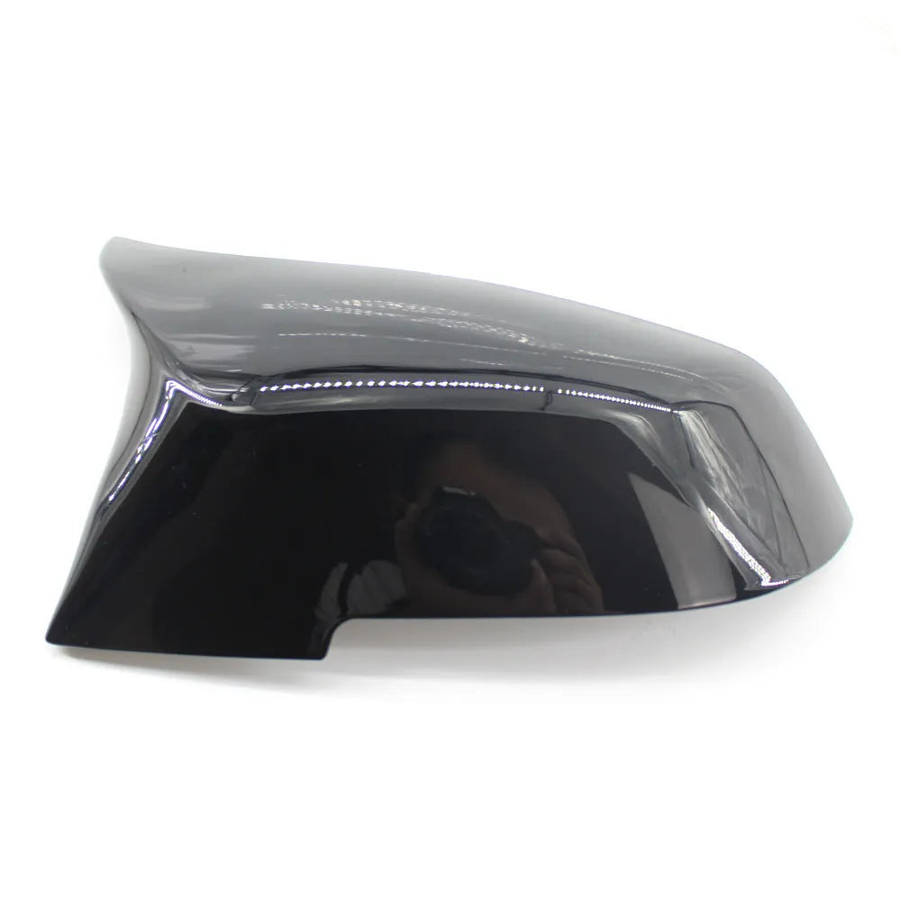 BMW F-Series modified horn rear-view mirror shell in paint bright black with buckle replacement design