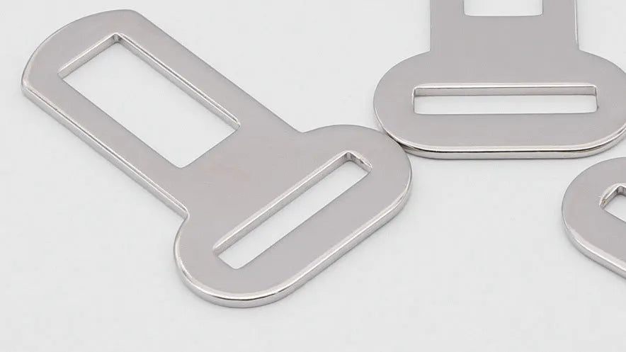 26mm silvery zinc alloy pet leash safety buckle with snap-hook design