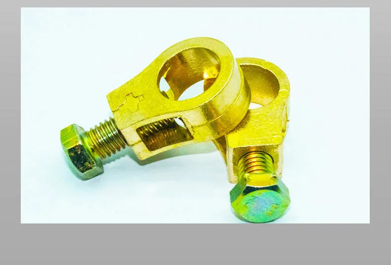 Pure copper car battery clamp with patented design for secure terminal connections
