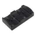 Black PS3 two-in-one USB charging stand for original controllers