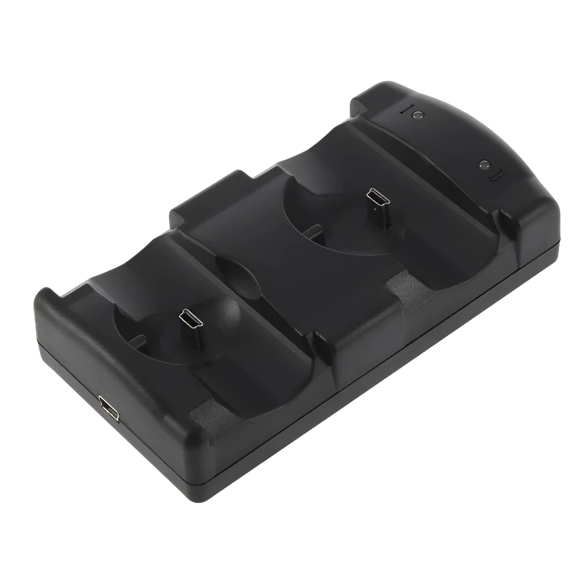 Black PS3 two-in-one USB charging stand for original controllers
