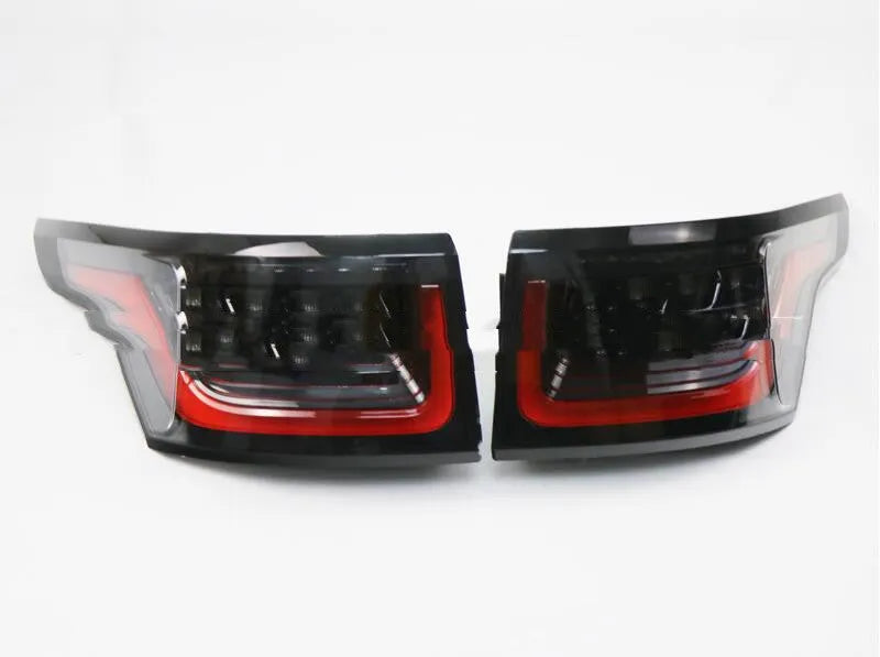 A pair of LED car brake light assemblies for the rear bumper