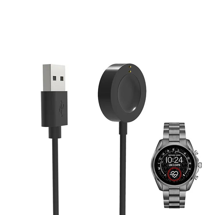 ABS Michael Kors watch charging cable, 8cm x 4cm x 1cm, in Black or White