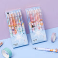 Six Lisa's Secret Constellation press gel pens with 0.5mm tips and zodiac designs