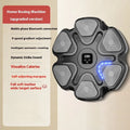 Smart music boxing machine wall target with electronic reaction system and hanging design for home fitness training
