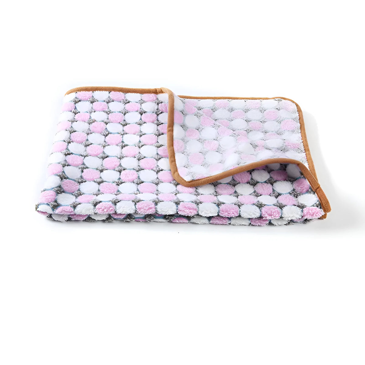 Cloth pet blanket dog kennel mat in S, M, L, XL sizes and six colours including brown, grey, and navy blue