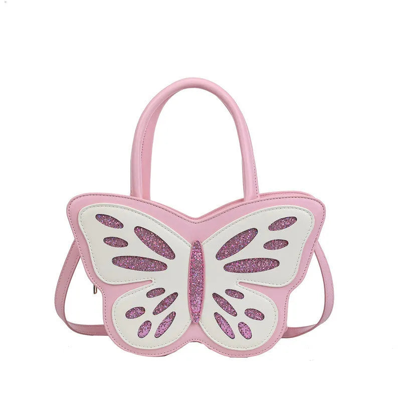 Square crossbody bag in PU material with contrast colour detailing, dimensions 27cm by 14cm