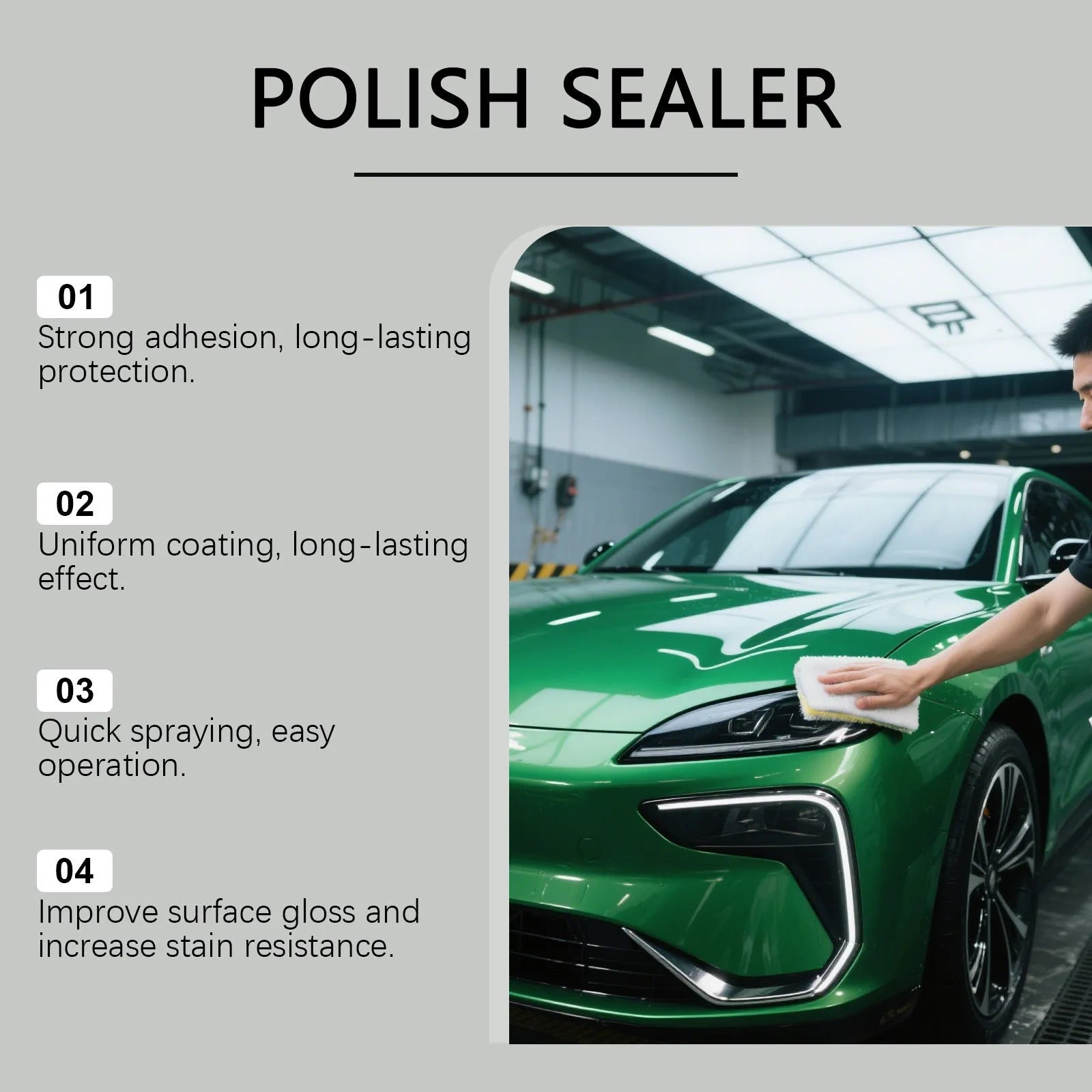 Ceramic coating spray bottle 120ml capacity with protective formulation for surface maintenance