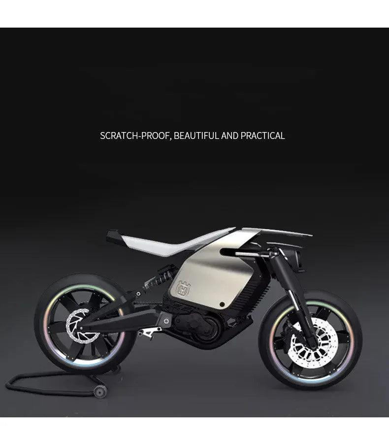 Pack of 16 laser-cut, waterproof reflective stickers for car and motorcycle wheel hubs.