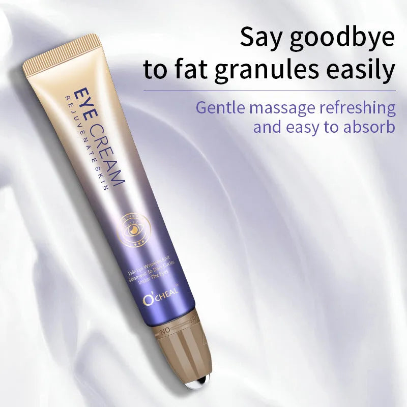 Jar of Ball Brightening Eye Cream with hyaluronic acid for dark circles and puffiness.