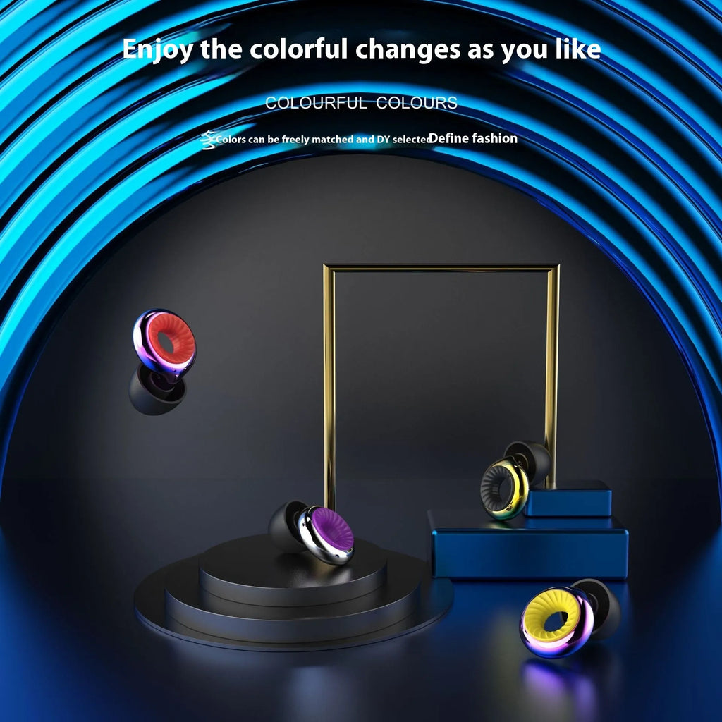 Soft silicone noise reduction earplugs in five colours with storage box and spare ear caps