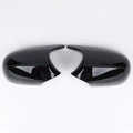 Horn rearview mirror shell for BMW 3 Series E90 in black and carbon pattern finishes