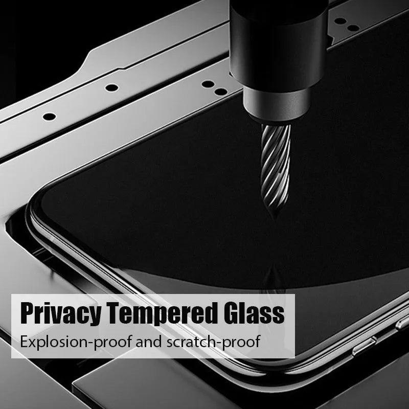 Anti-spy privacy screen protector for Poco and Redmi phones with 30-degree visibility filter and tempered glass