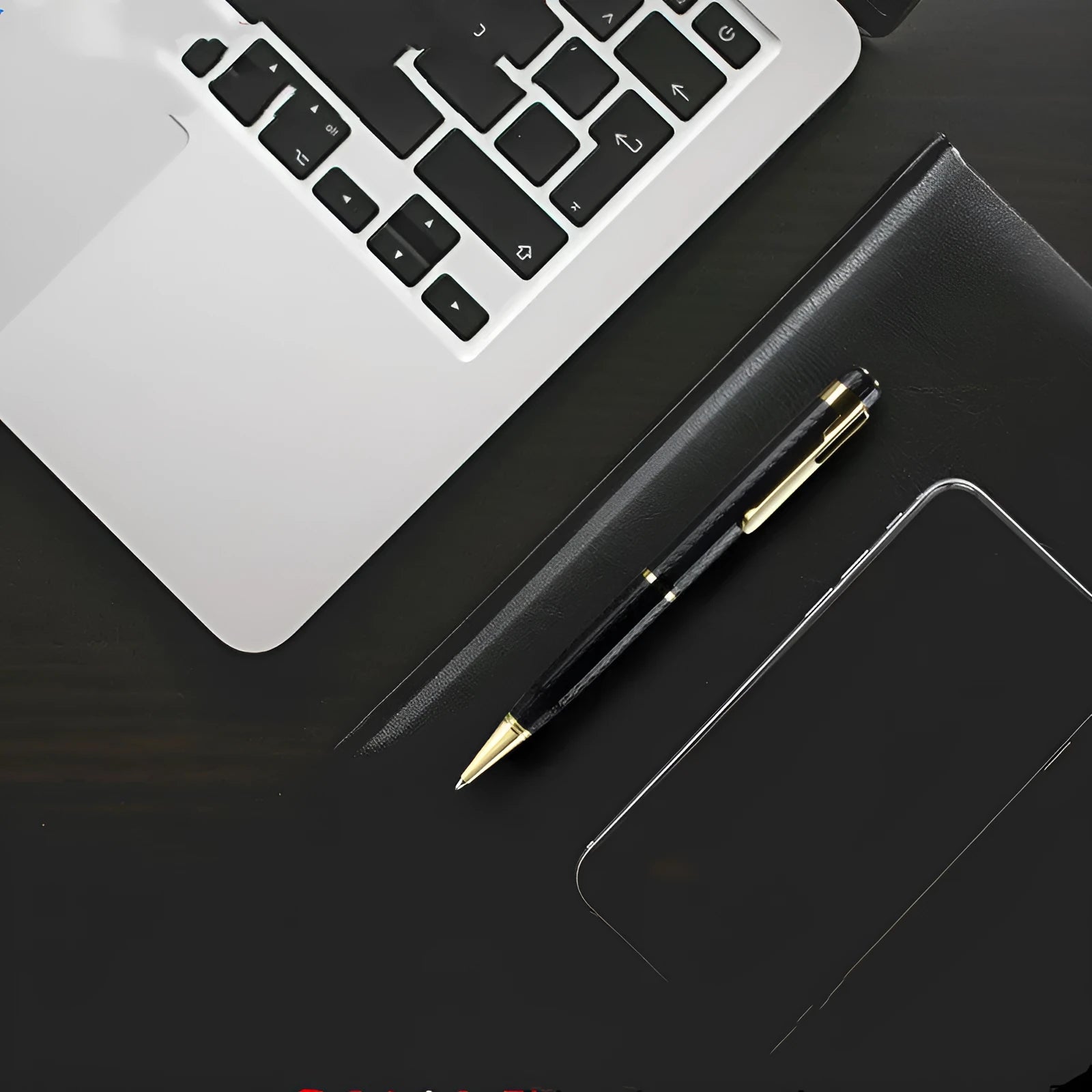 Black pen-shaped digital voice recorder with zinc alloy body and high storage capacity.
