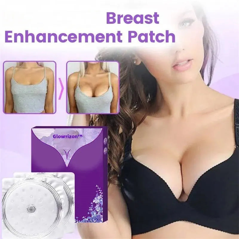 Body Tightening Breast Enhancement Mask chest patch showing flexible adhesive design