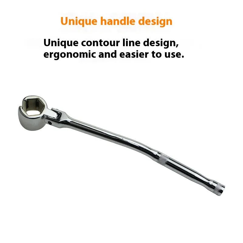 22mm hexagonal oxygen sensor removal tool with chrome finish and 270mm length