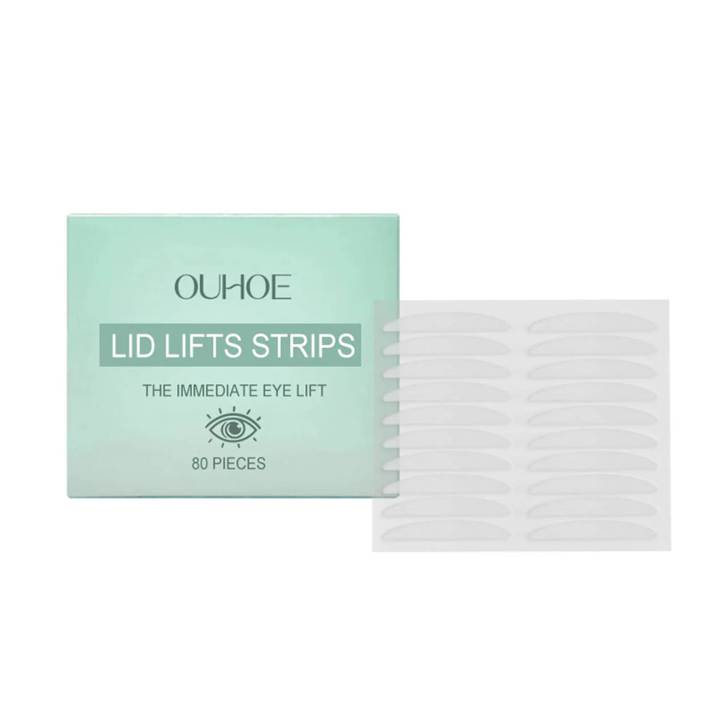 Meimu Tie eyelid stickers pack containing 80 pieces of temporary double eyelid tape.