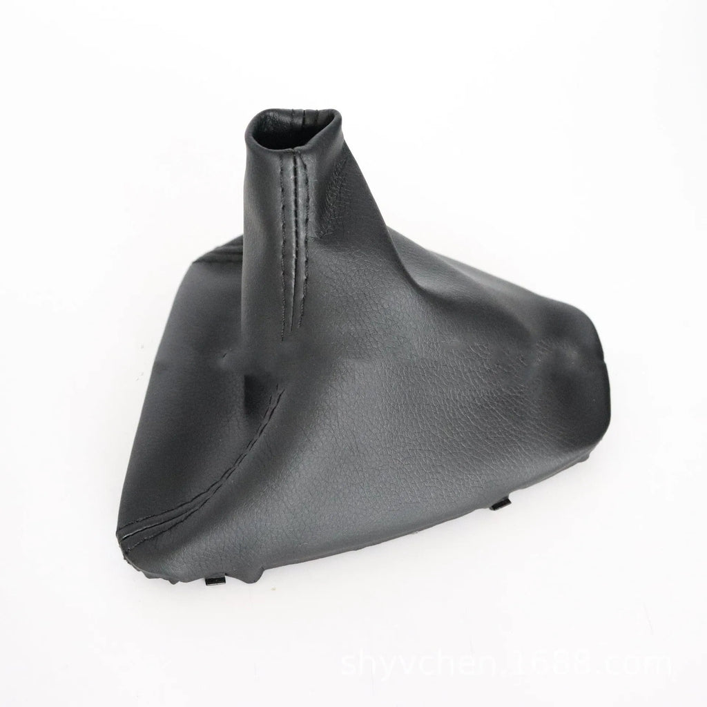 Black PU leather gear dust cover for BMW 3 Series E90 E91 E92 E93 models.