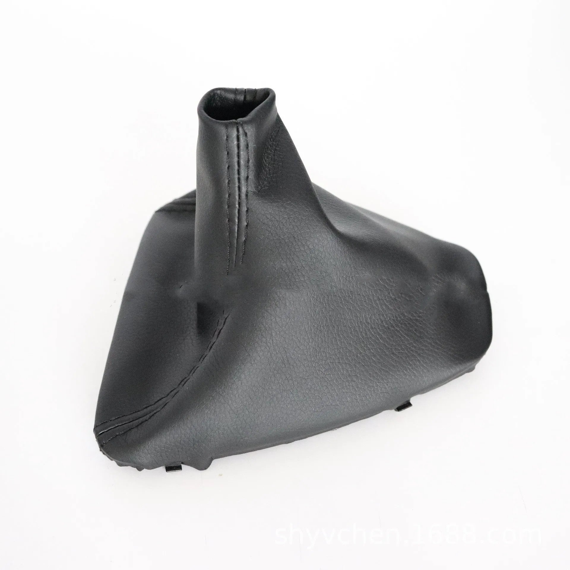 Black PU leather gear dust cover for BMW 3 Series E90 E91 E92 E93 models.