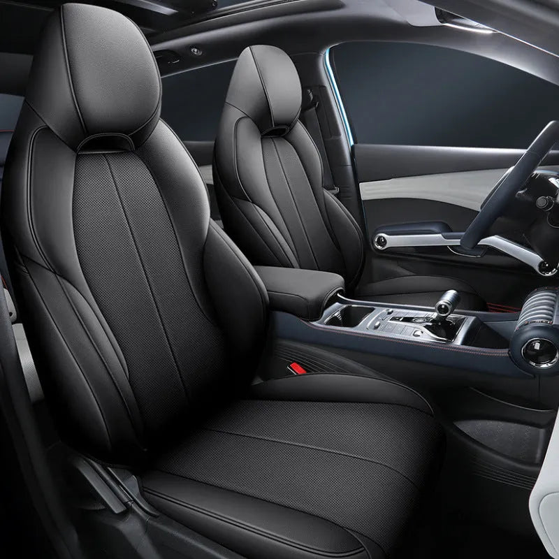 BYD Yuan PLUS car seat cushion cover measuring 70x55x18cm with back half and full pack configurations