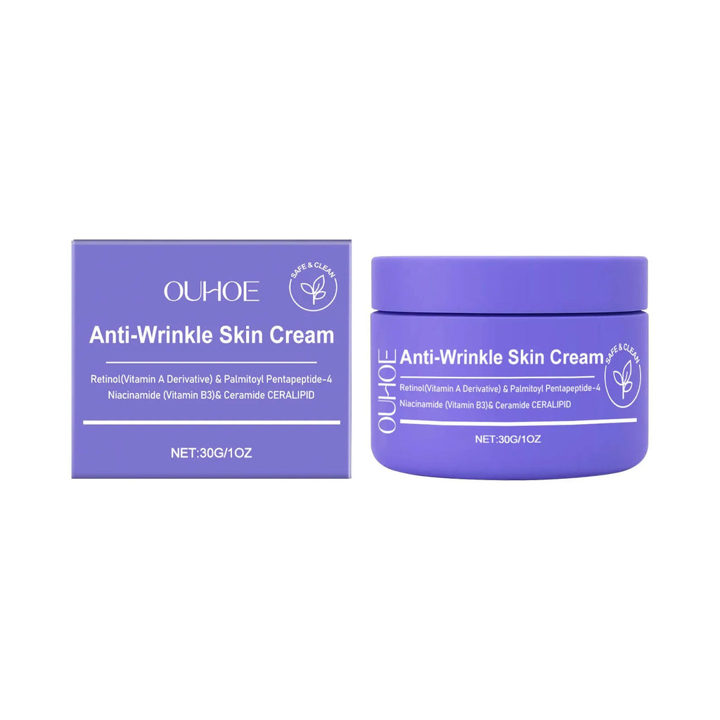 30g daily neck cream container with retinol and ceramide ingredients