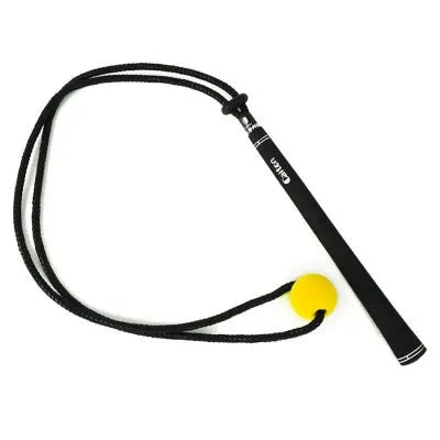 Black silicone elastic golf swing trainer for physical correction action practice