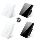 120 type smart WiFi dimmer switch with touch control panel in black or white options