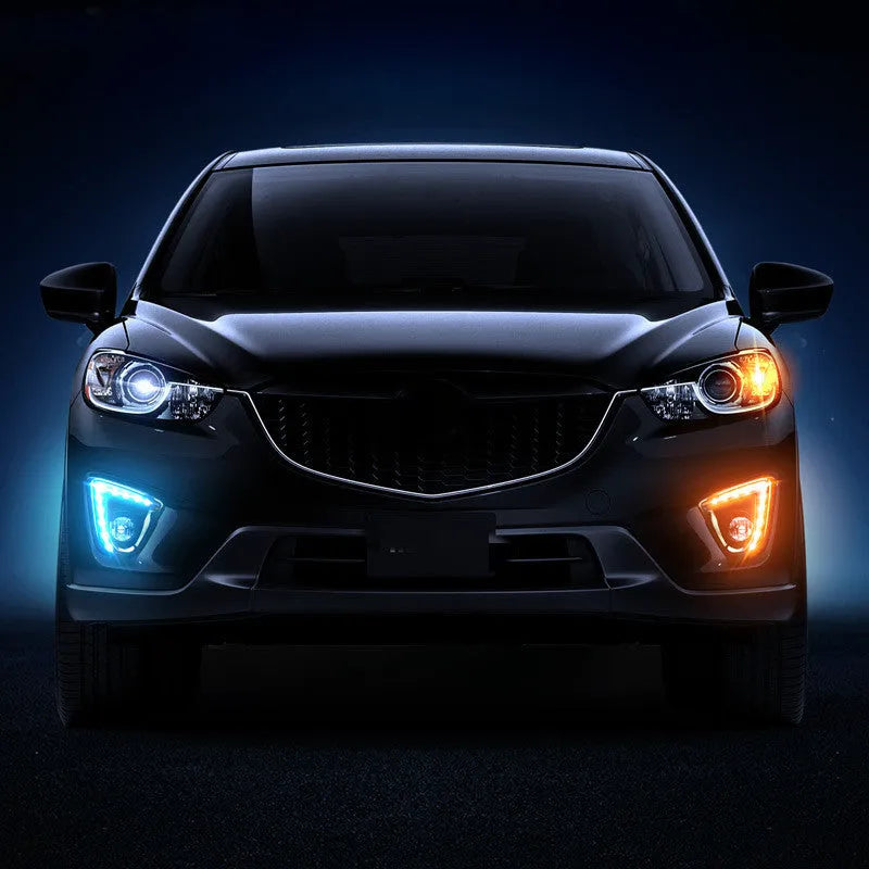 Mazda CX-5 daytime running light with electroplated finish and LED technology