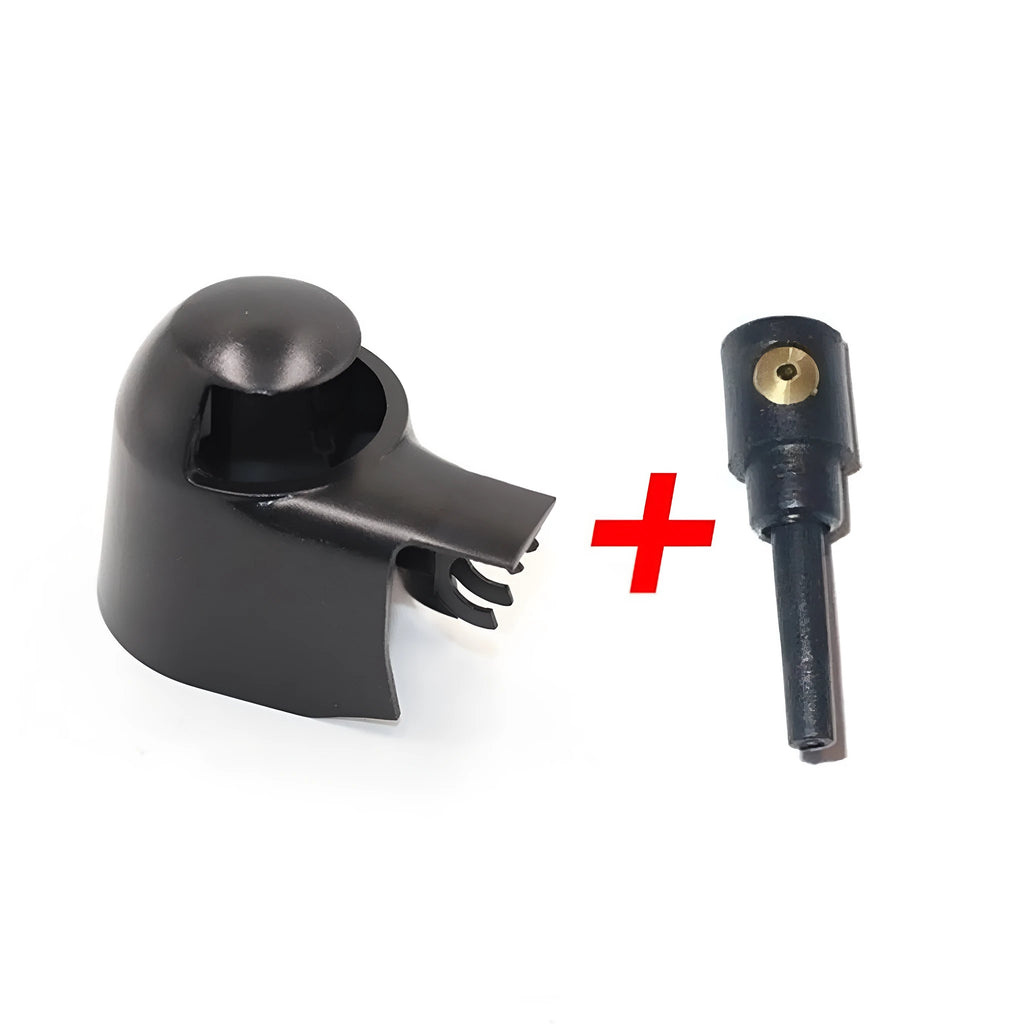 Black plastic Volkswagen rear wiper cover nozzle replacement part for Tiguan and Golf models