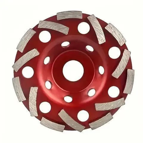 5-inch diamond shaped bowl grinding plate 125mm for concrete wall marble granite stone processing