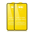 Black full screen tempered glass protector for Xiaomi 10 Lite and 11 series phones.