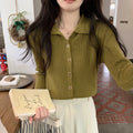 Long-sleeved viscose cardigan in loose fit showing oatmeal colour option with regular sleeves