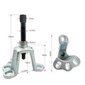 Hub puller dismantlement tool for electric tricycle and car brake drums in chrome vanadium steel.