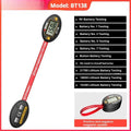 BT138 small portable digital display battery detector with magnetic battery level tester function