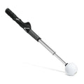 Telescopic golf swing training simulator in stainless steel with adjustable length