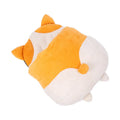 Orange semi-closed cat sleeping bag measuring 65cm x 53cm