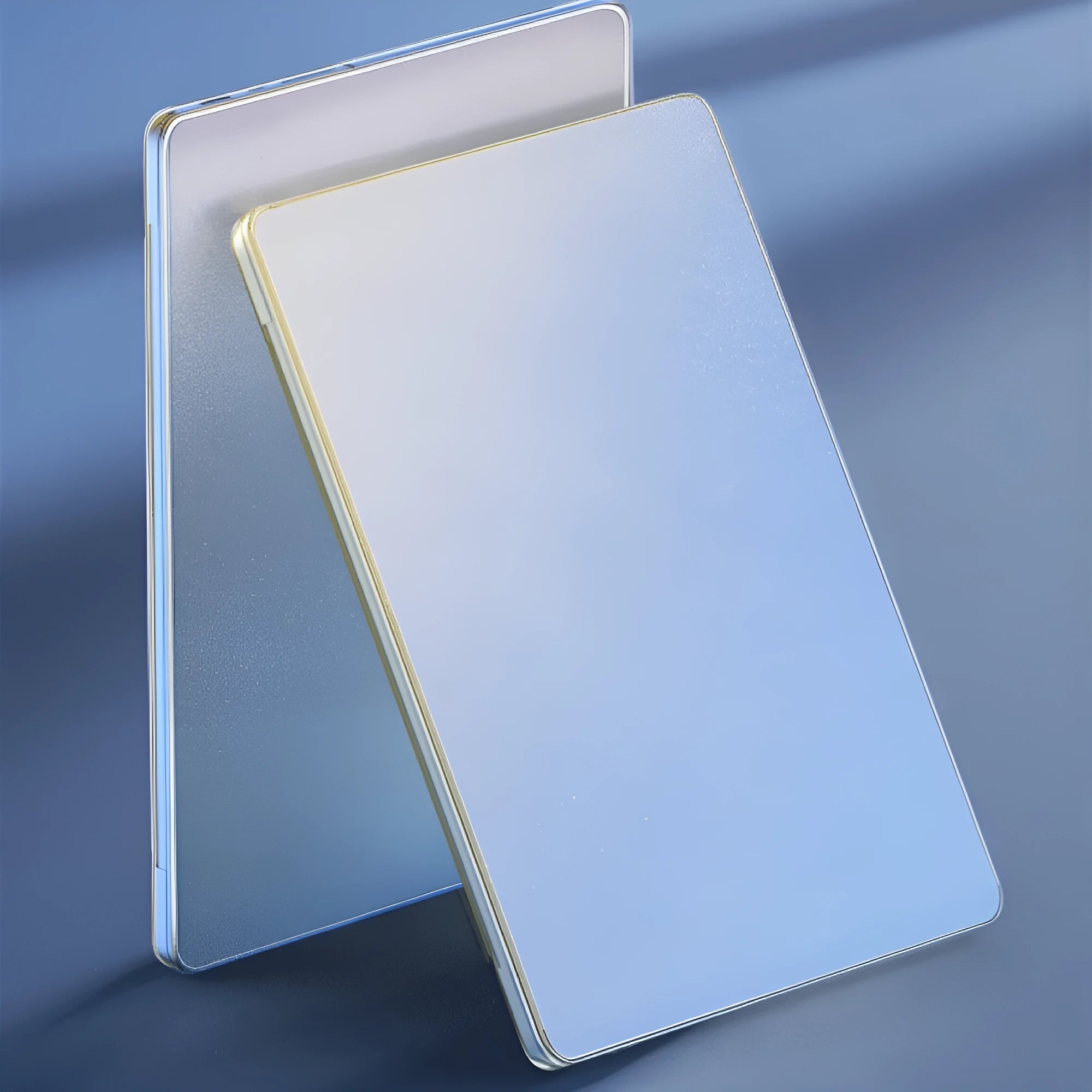 Frosted transparent MacBook protective case showing four-corner coverage and included keyboard film
