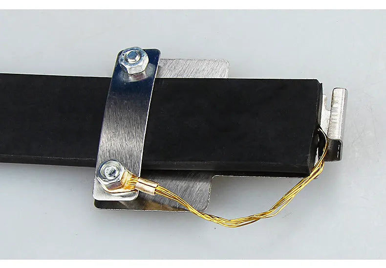 Black 370mm car electrostatic grounding chain with rubber housing and copper wire core for static electricity control