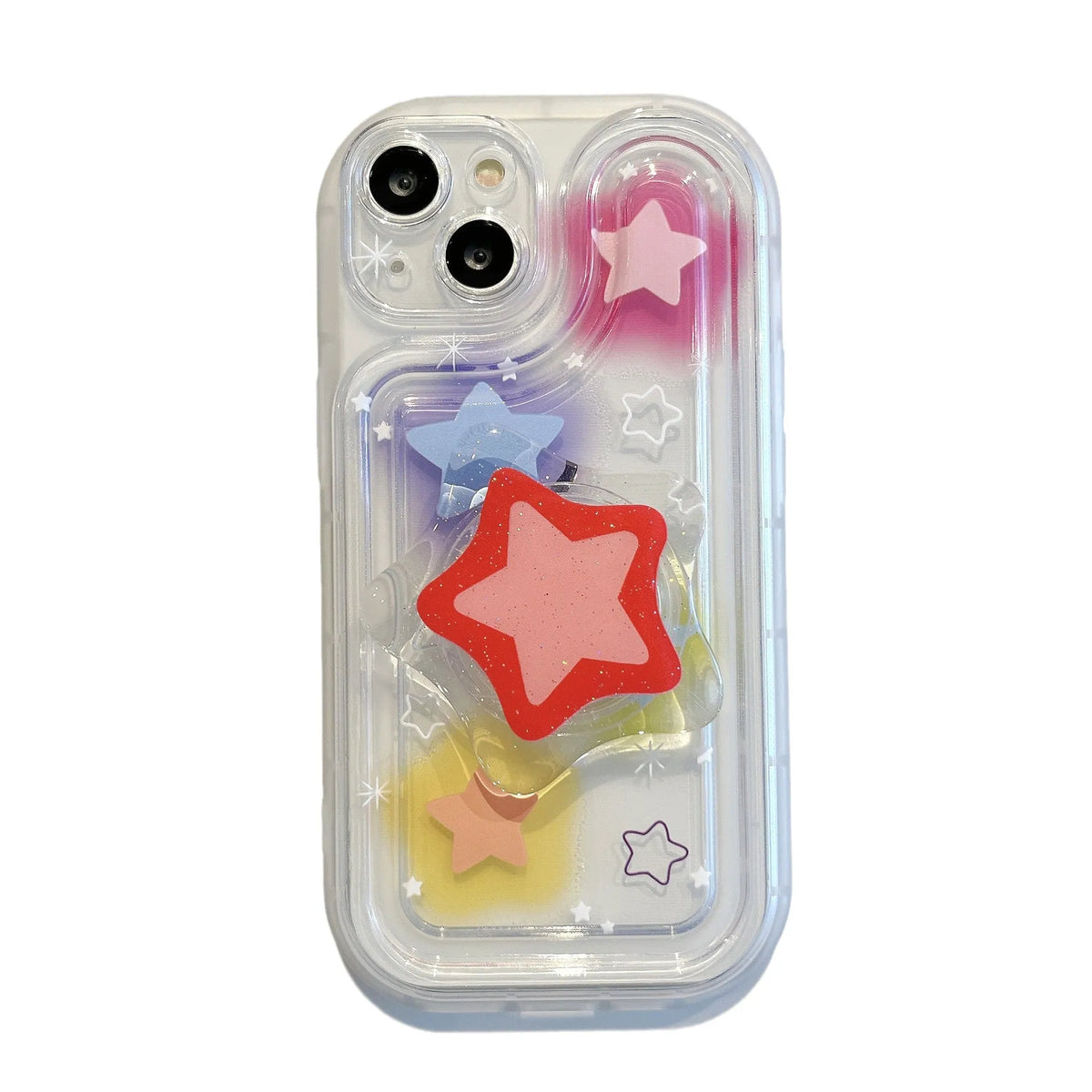Blooming Colour XINGX Bracket Phone Case with anti-fall TPU cover for iPhone models