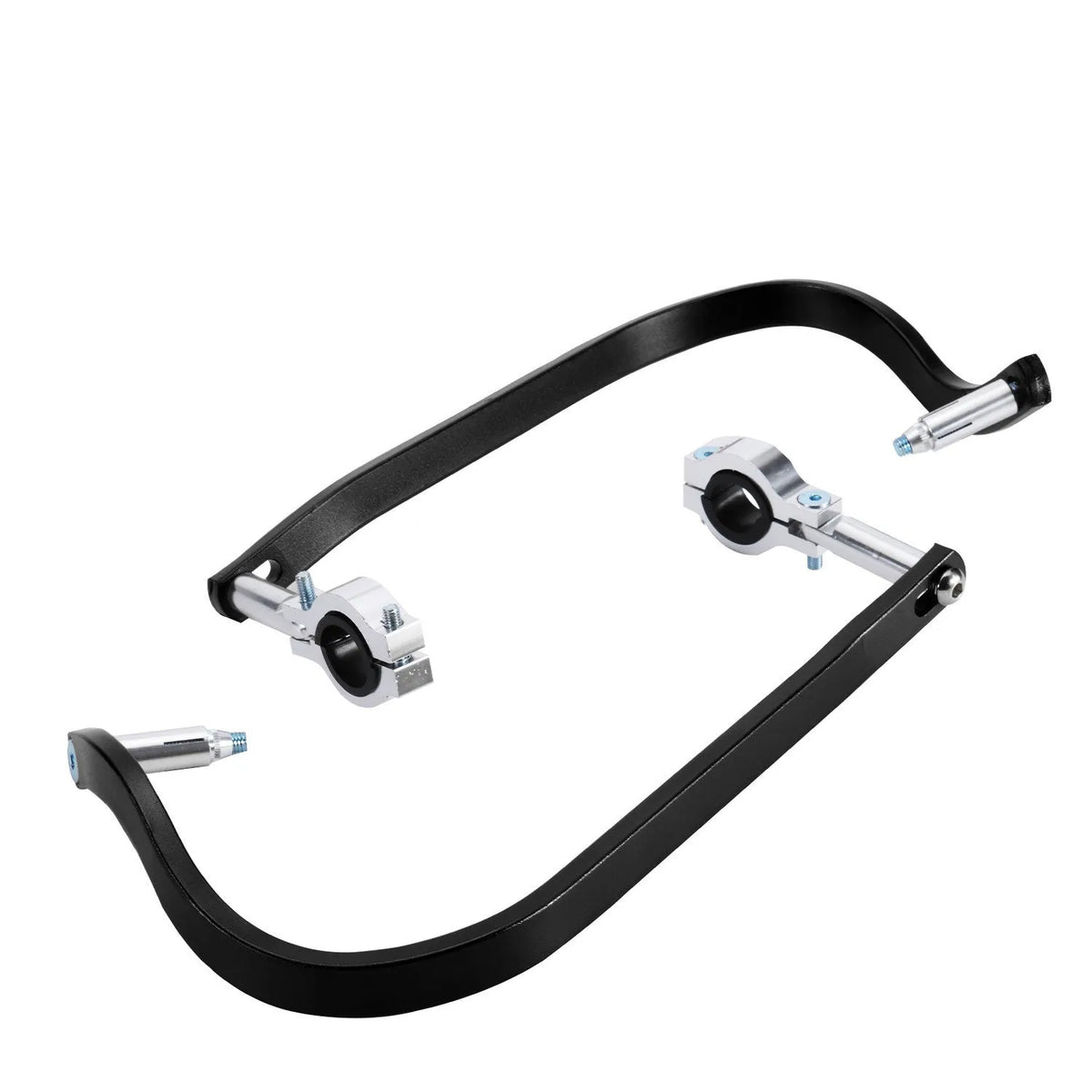 White aluminium alloy motorcycle hand guard anti-drop gauntlet for modified bikes