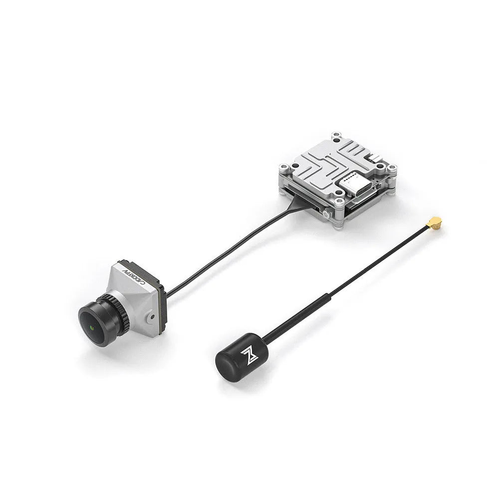 Silver Caddx ADAPTS DJI FPV digital image transmission machine with handle remote and accessories