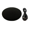 USB heating coaster with aluminium alloy tempered glass surface for warming mugs and cups
