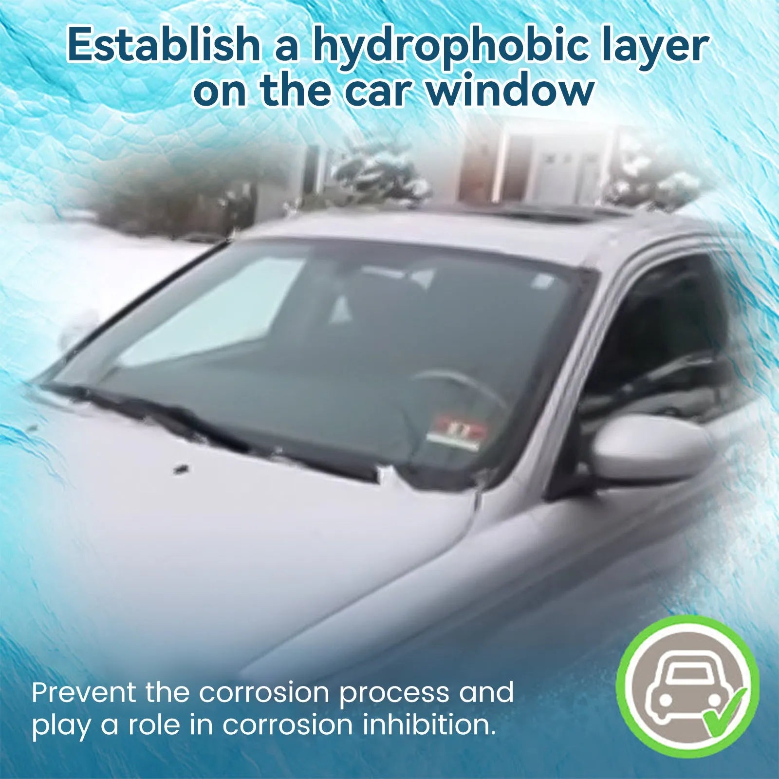 60ml car windscreen de-icer spray bottle for winter ice and snow removal