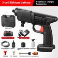 36V cordless electric car washing water gun with aluminium alloy head and foam bottle.