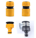 Green high-pressure foam spray gun with adjustable nozzle for car washing and household cleaning, showing eight spray types and 15cm by 21cm size