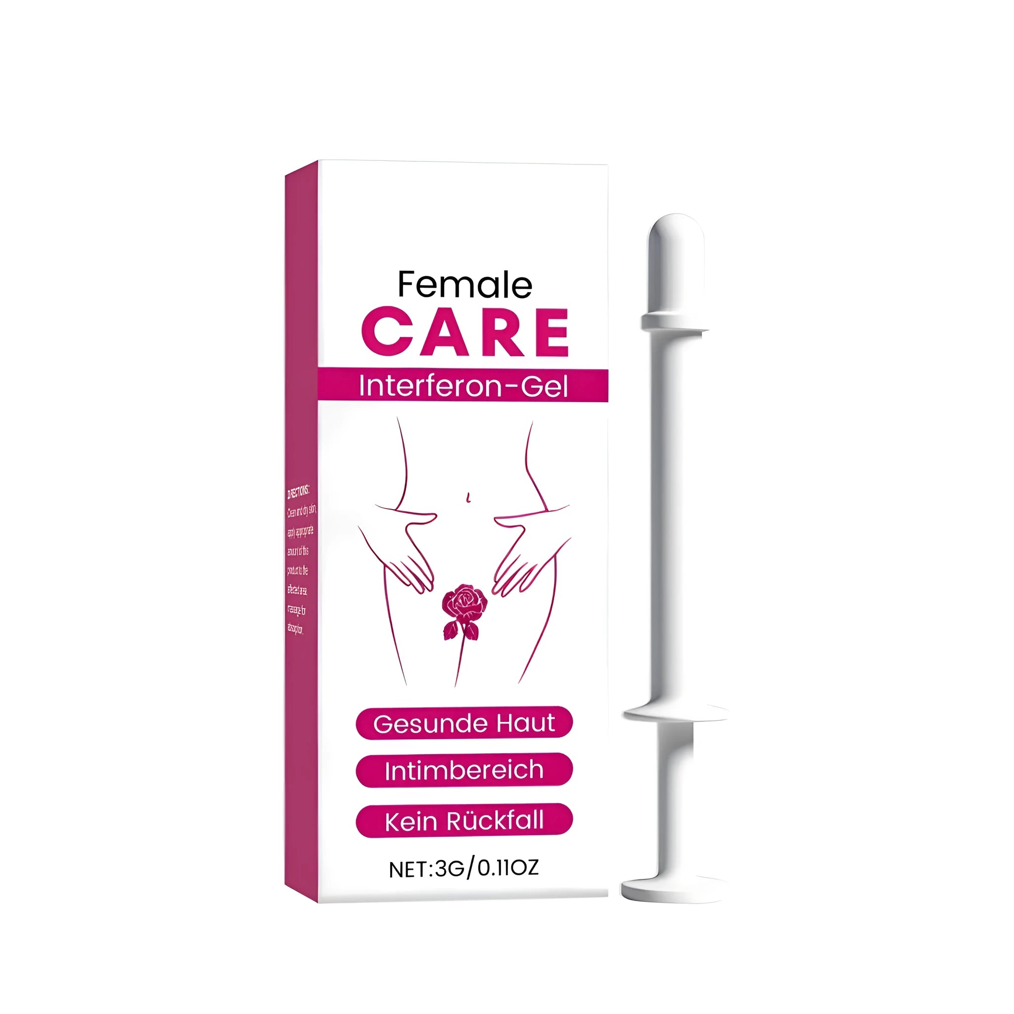 Female intimate care gel tube with herbal ingredients including artemisia argyi and centella asiatica